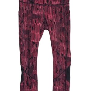 Lululemon Sz 6 Pace Rival Crop Luxtreme Material leggings Activewear Workout